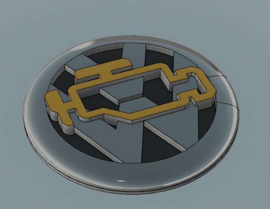 VW Emblem (fixed to fit older models better)