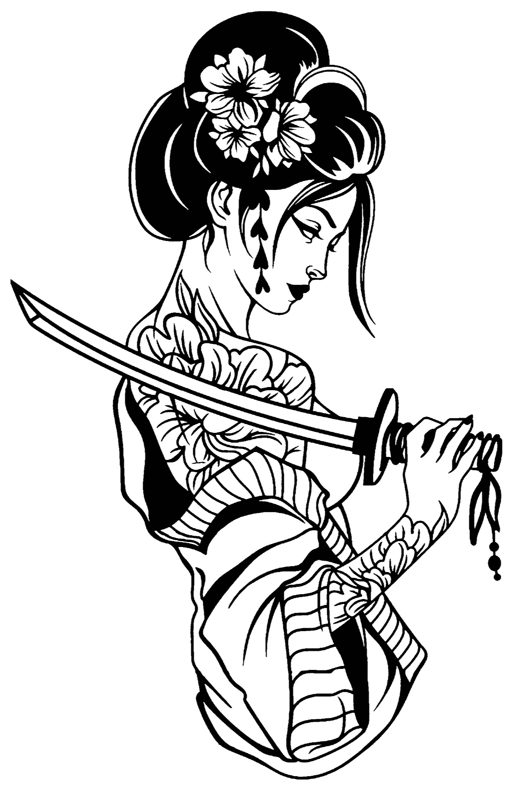 2D Geisha Girl 2