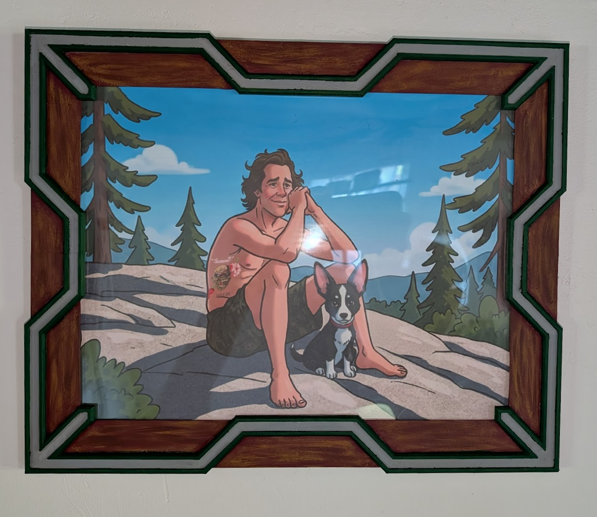 Geometric Art Deco Picture Frame (3)