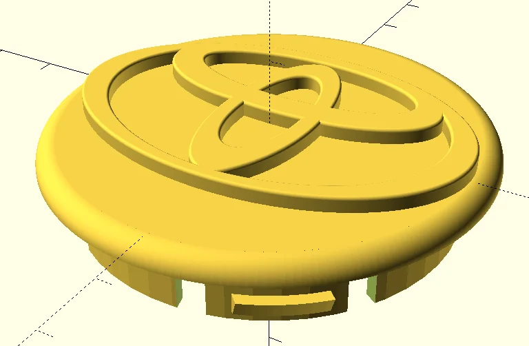 Wheel Cap (any Logo) Generator