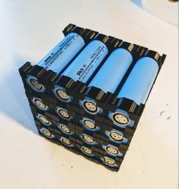 18650 Modular Battery Spacer Holder