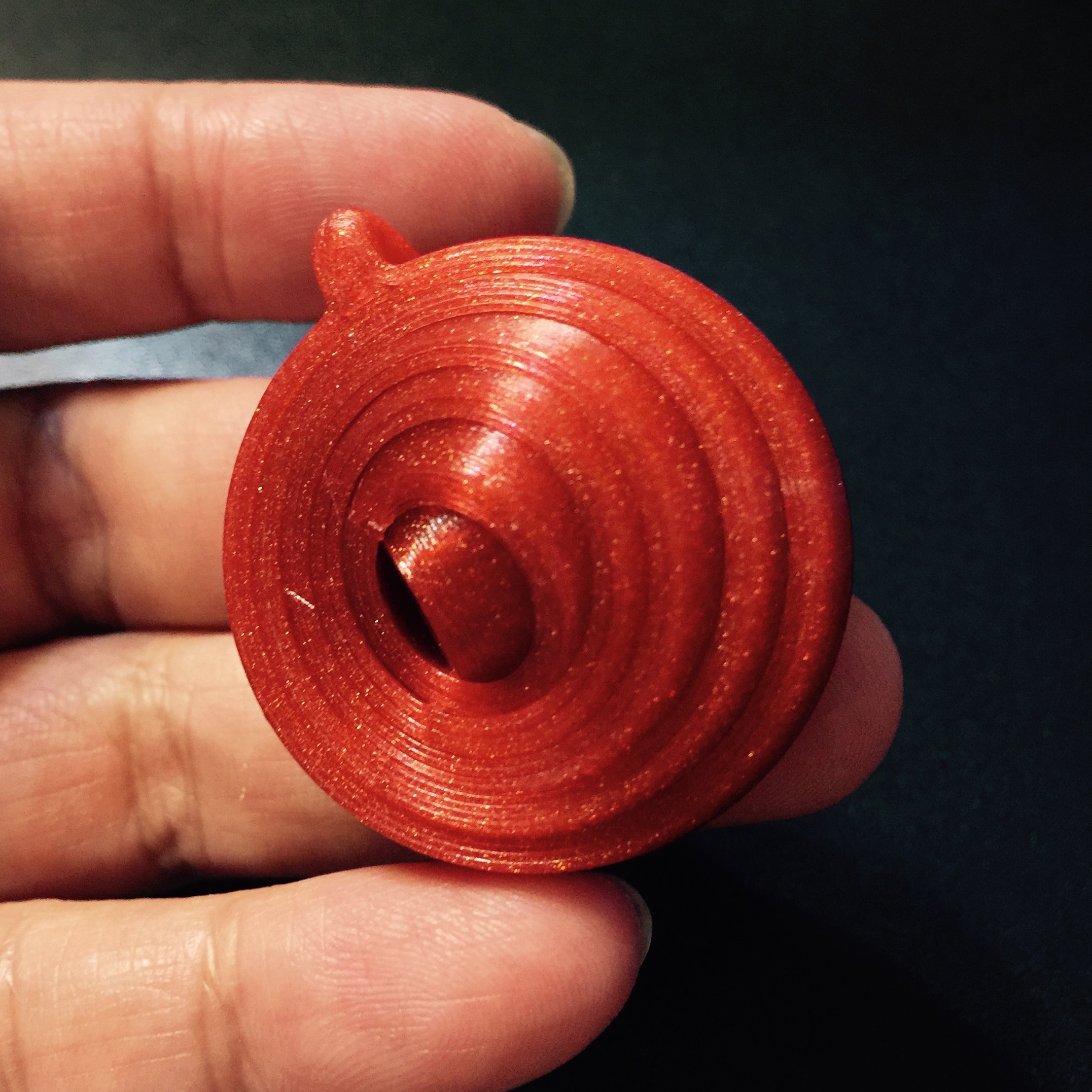 Mini 6 layers gyroscopic key ring