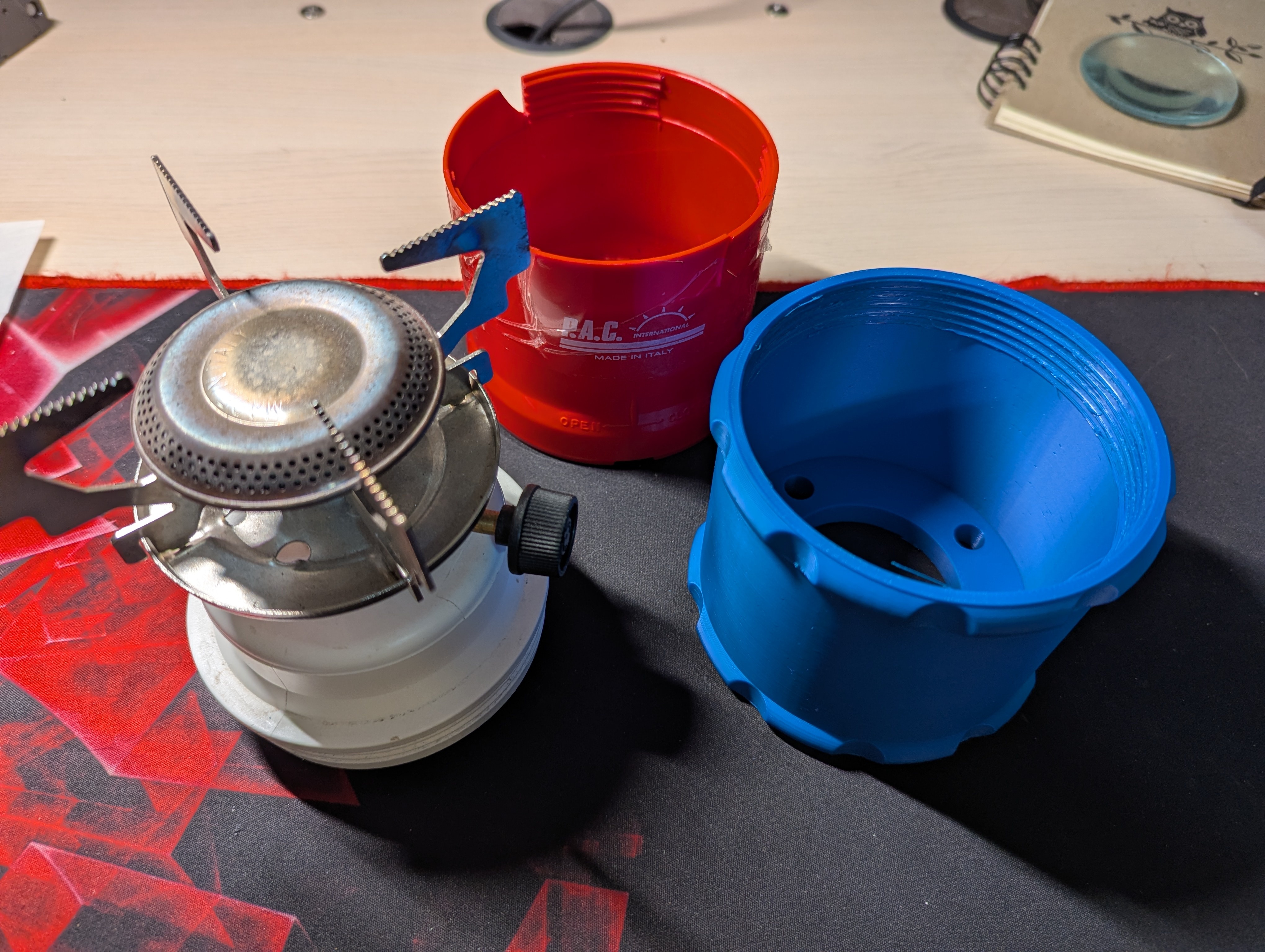 Camping Gas Canister Stand / Base