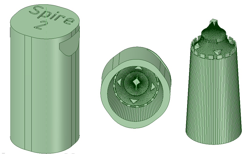 A Variety of Sandcastle parts and molds