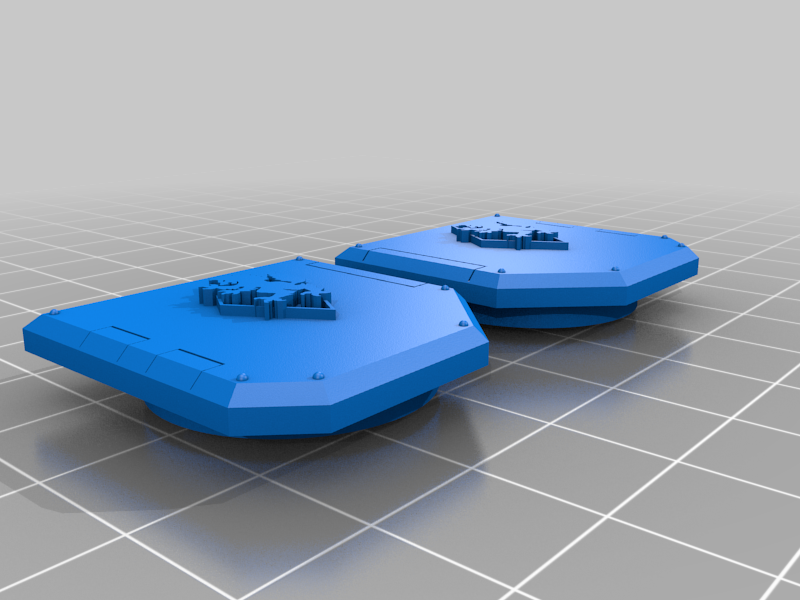 Sicaran Tank Sponson Inserts, Space Wolf PH