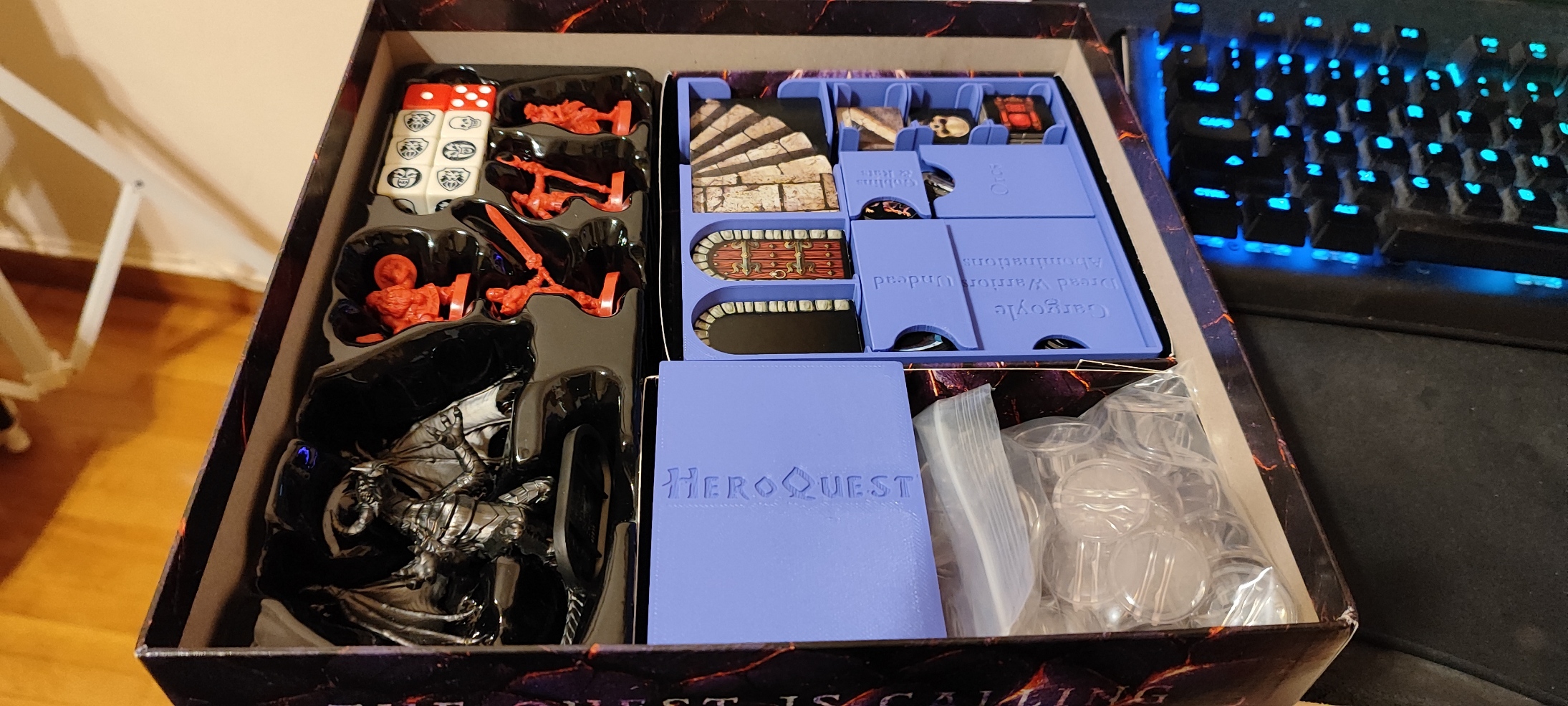 HeroQuest-First Light - Deck box tray