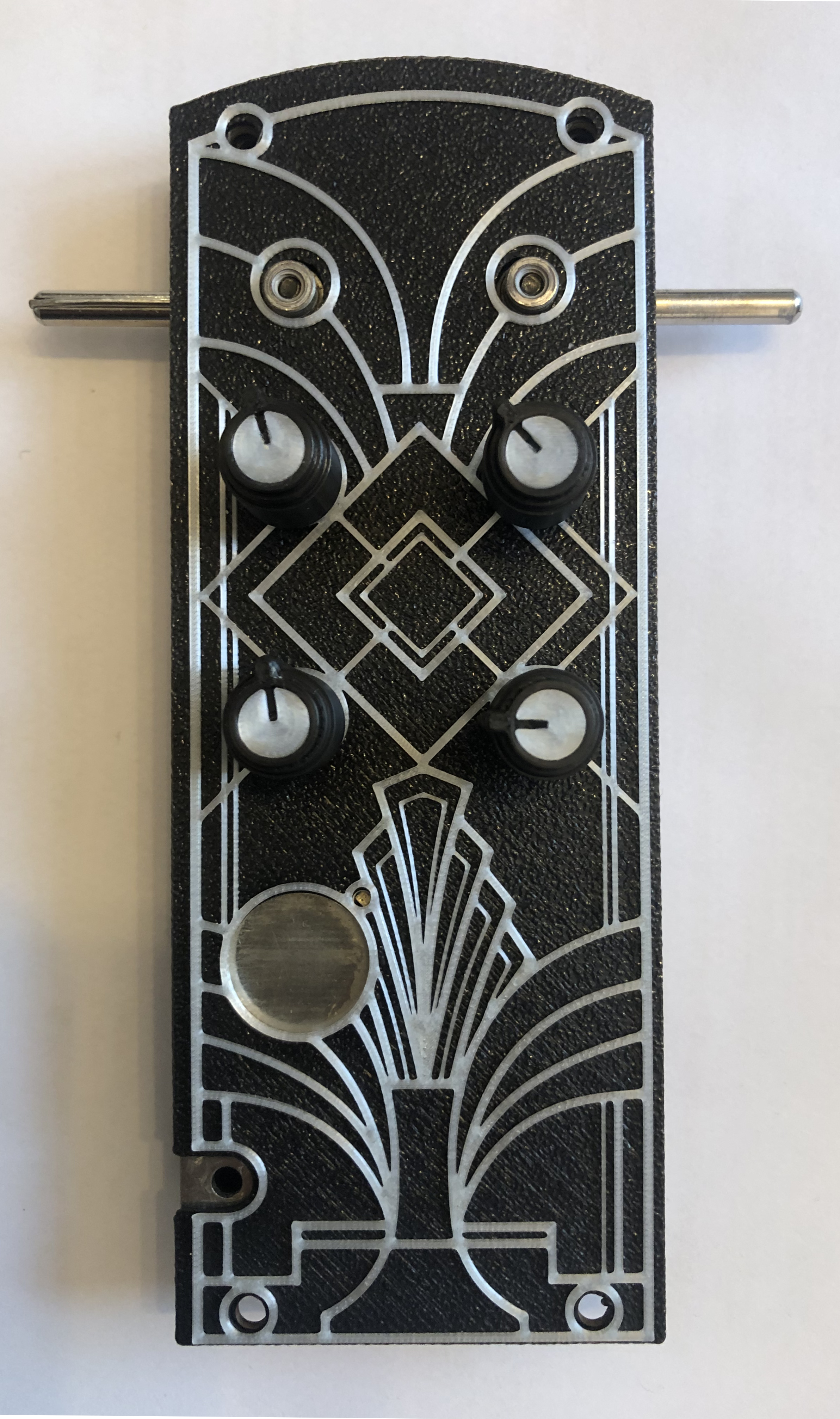 Open Theremin Art Deco Case