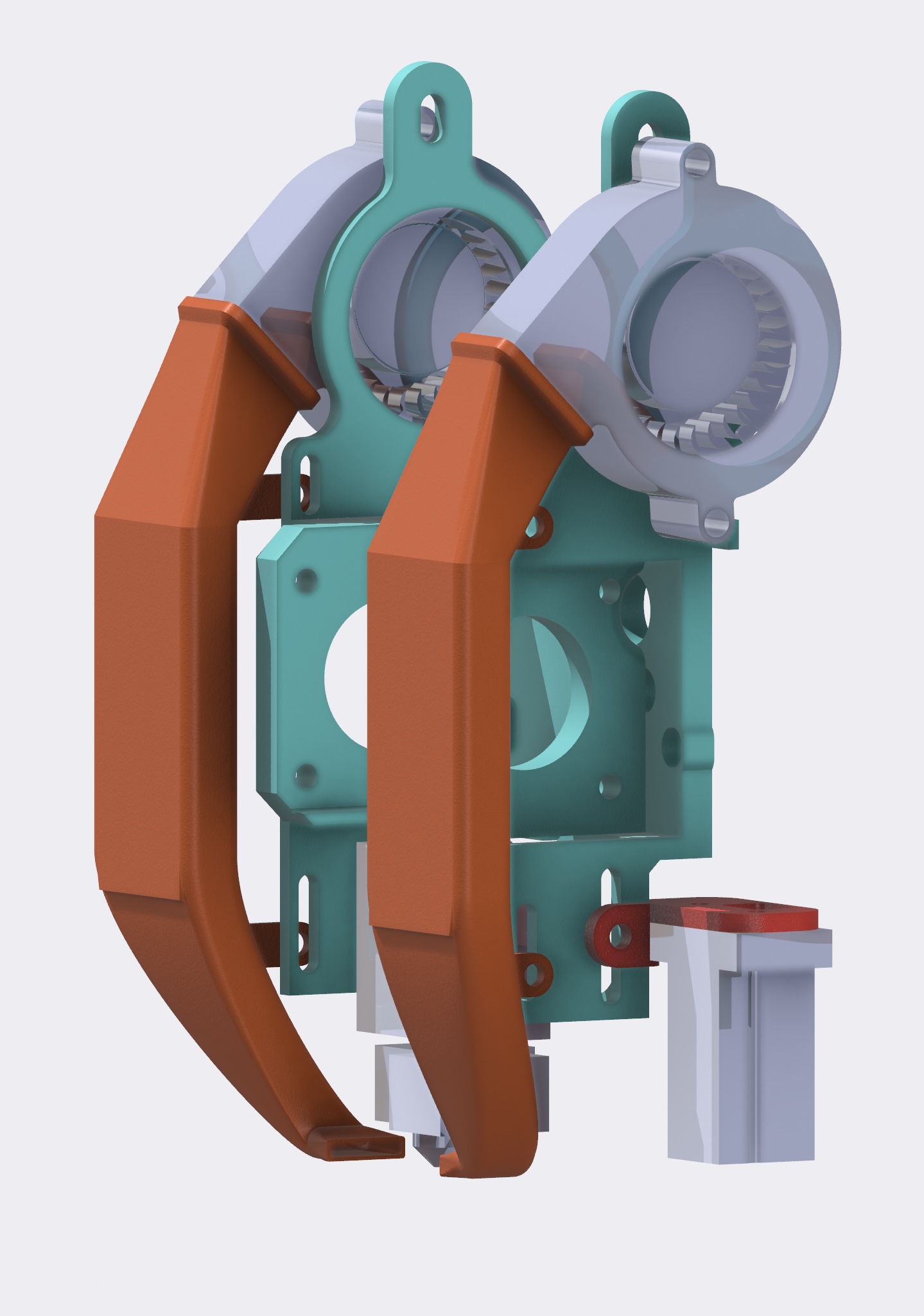 Ender-3 Chimera dual direct extruder Setup