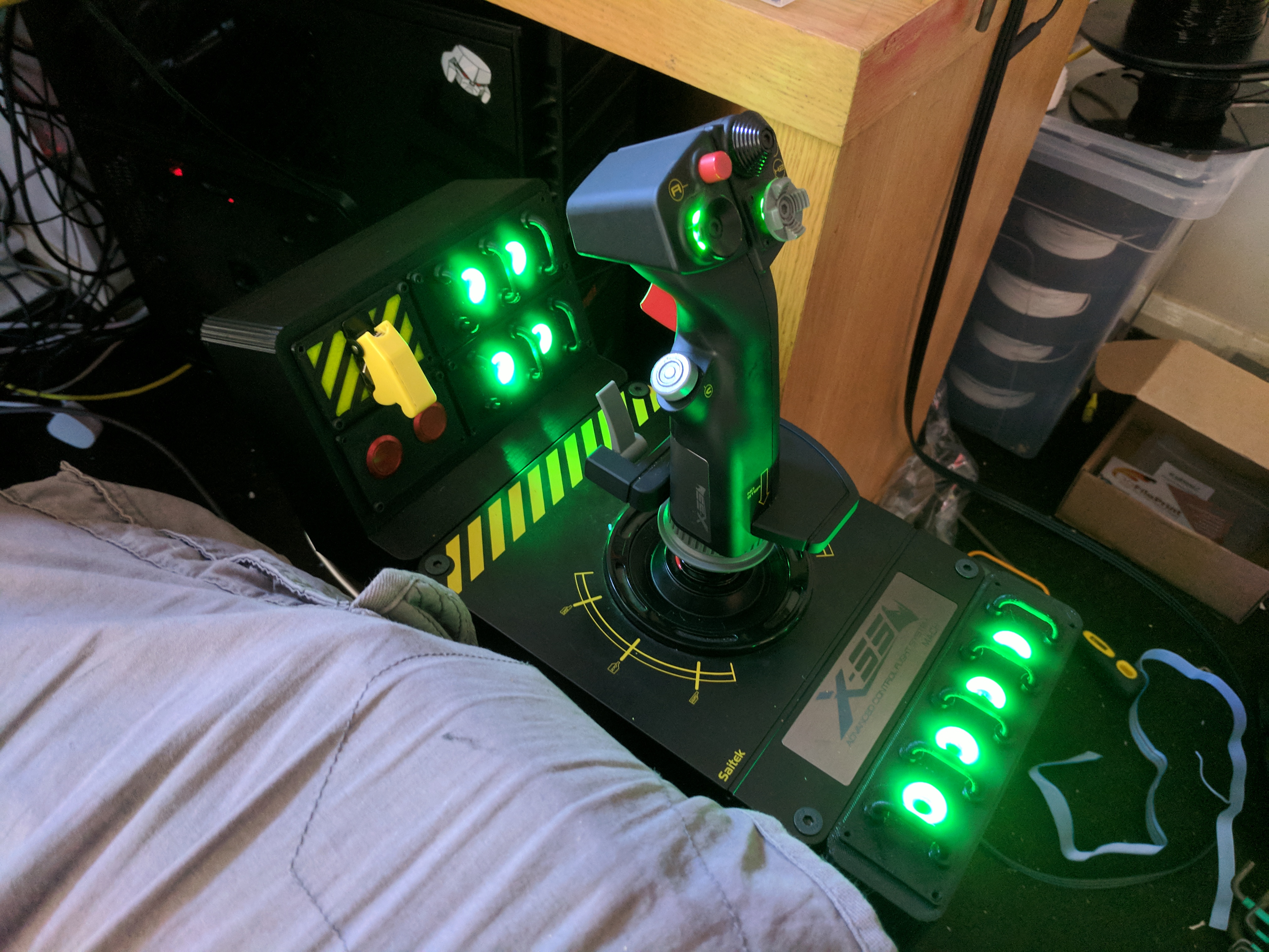 Saitek X55/56 - Moar Buttons Edition!