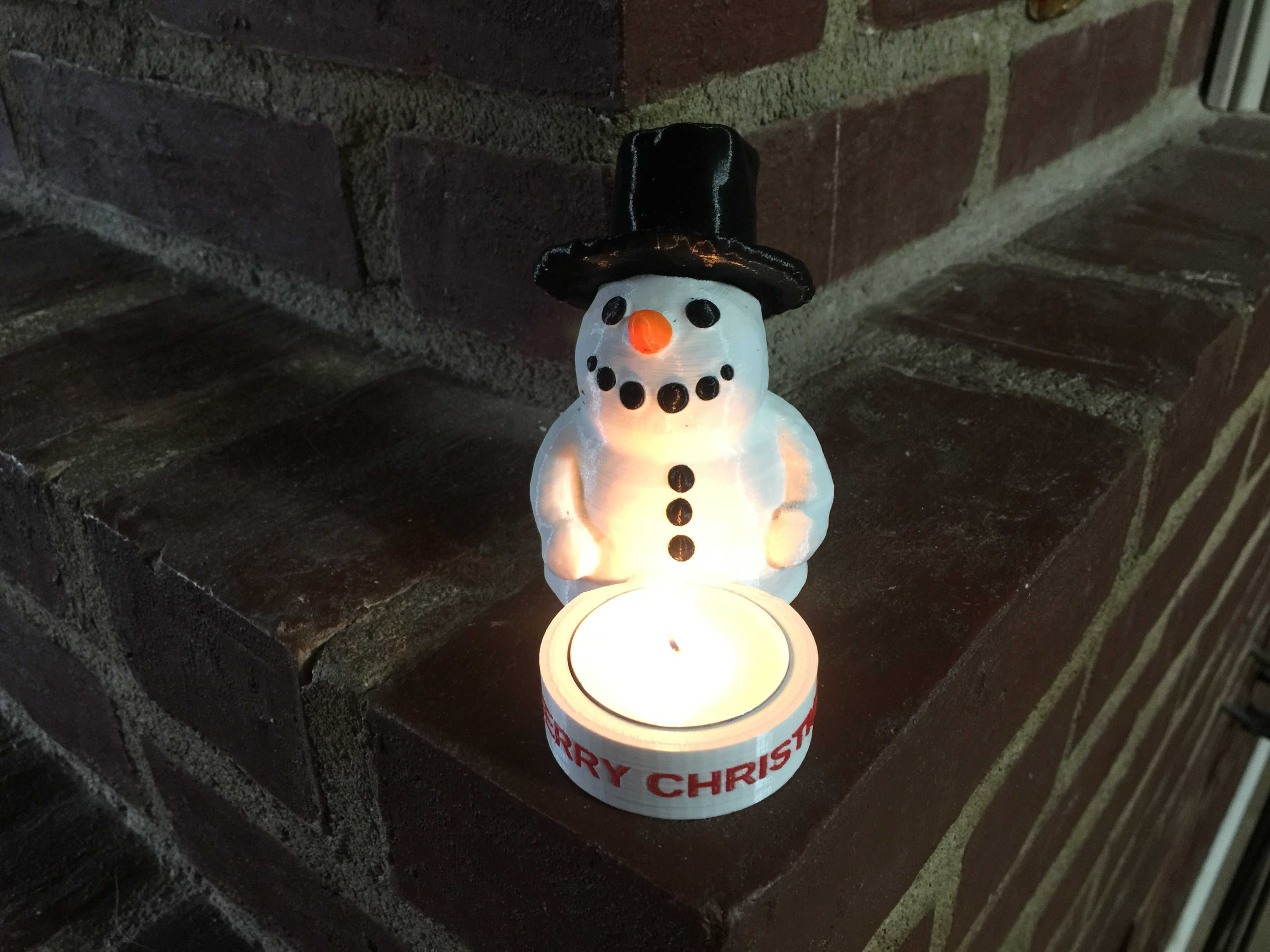Snowman Tealight