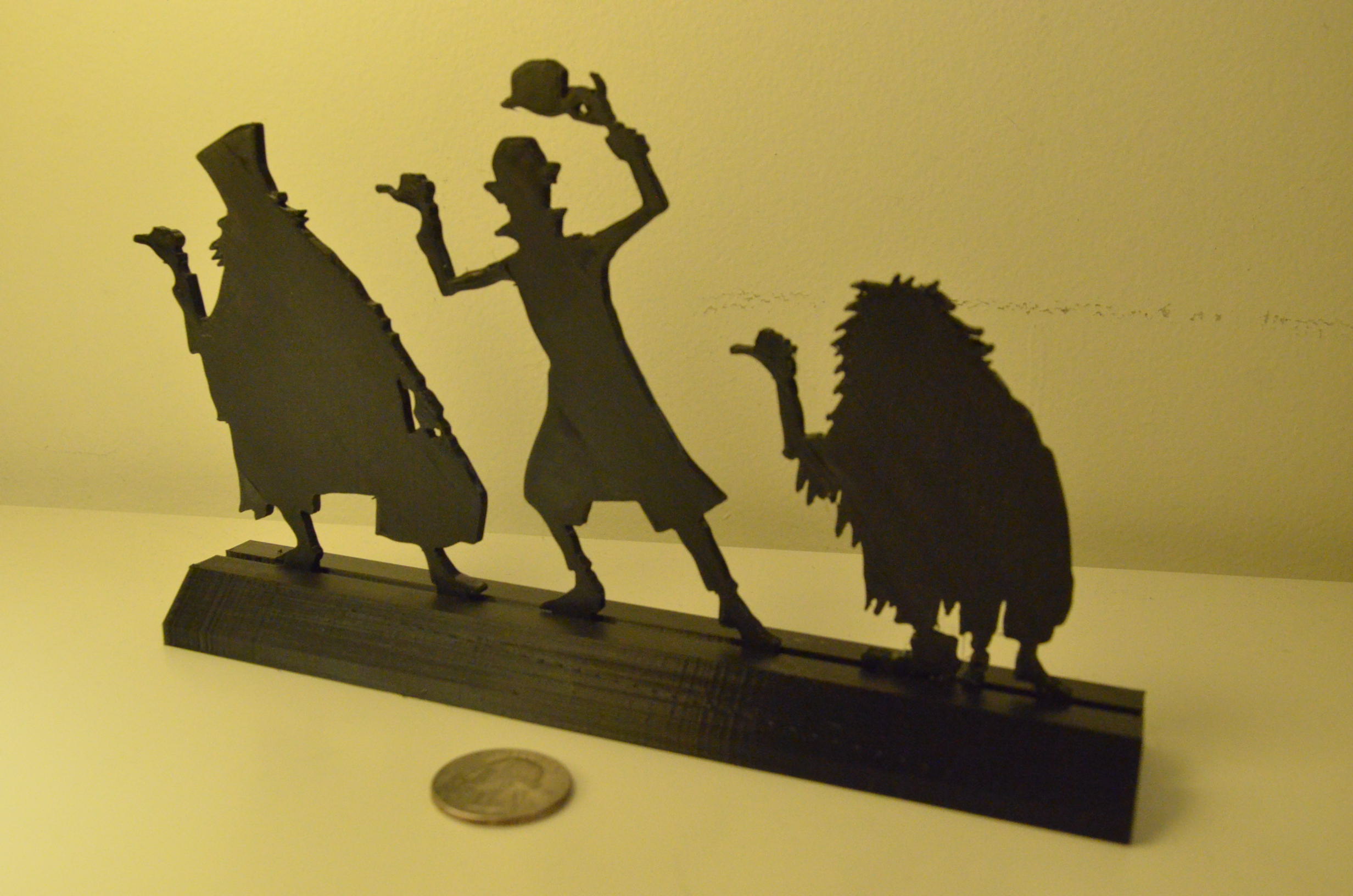 Hitchhiking Ghosts Silhouette with Stand