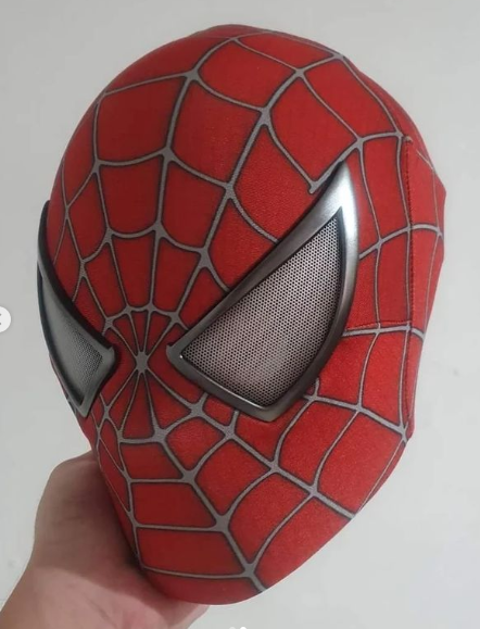 Raimi spider man face shell lenses files Free 3D print model