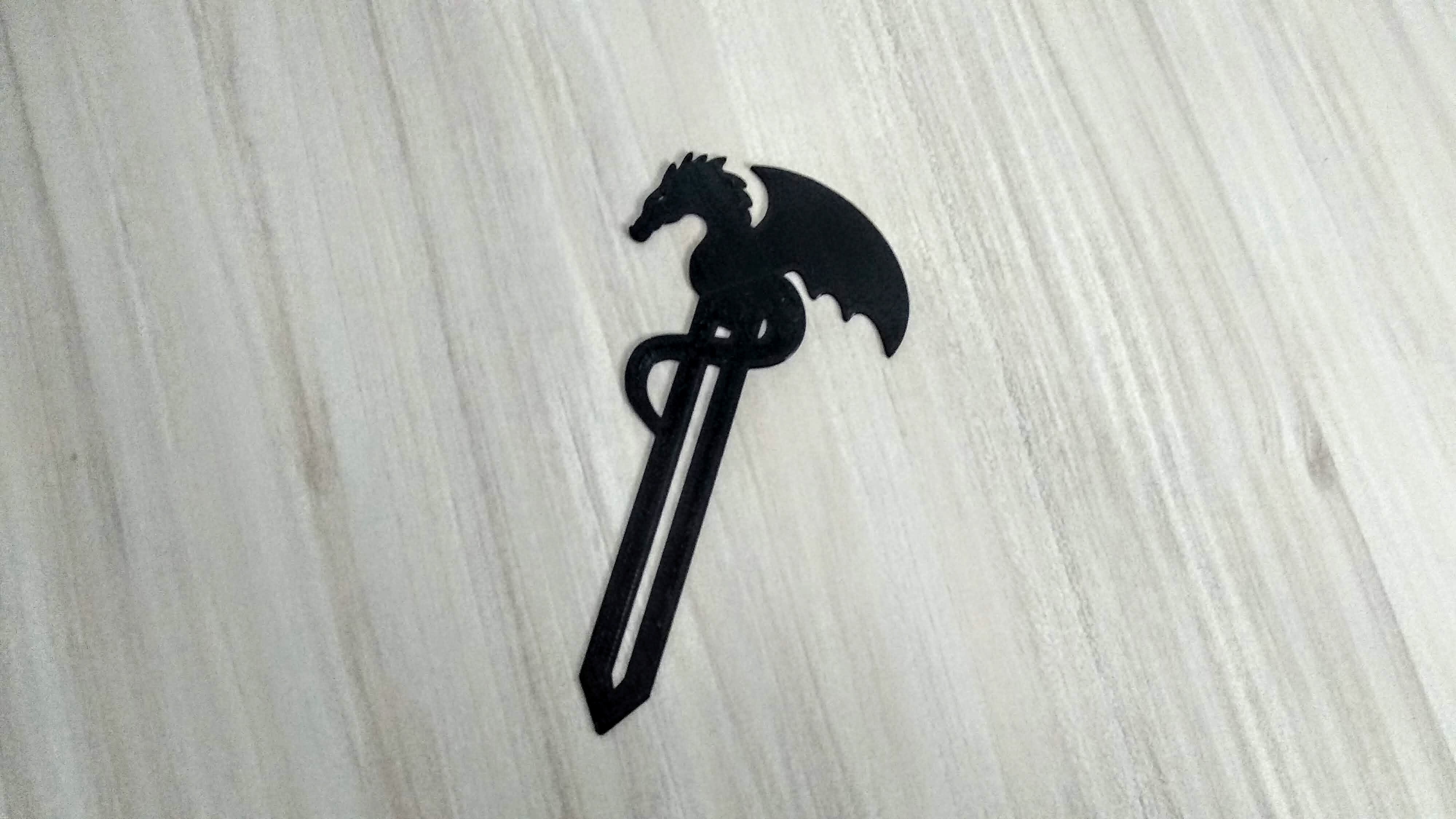 Book Page Marker-Fantasy Dragon