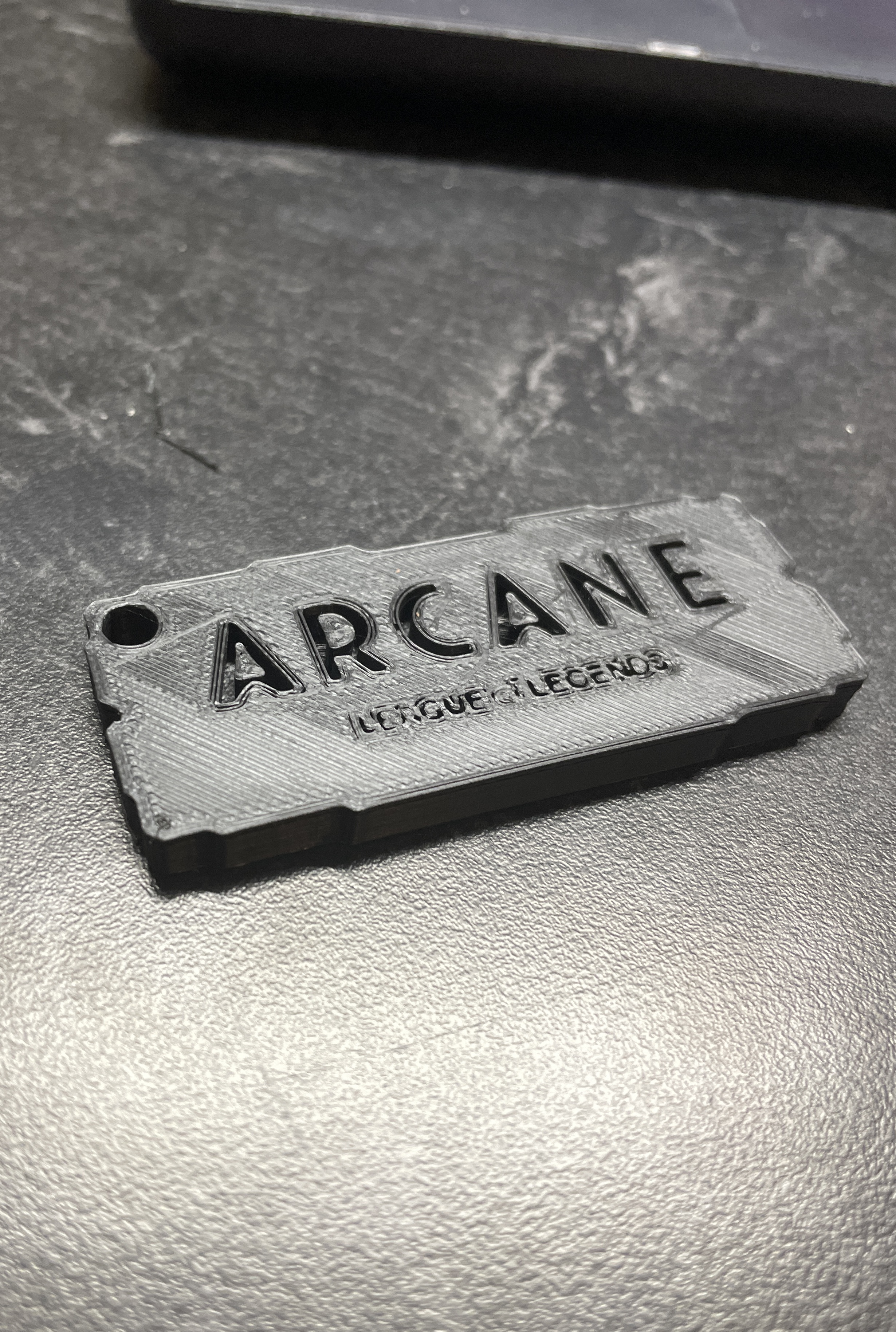 Arcane Logo Keychain