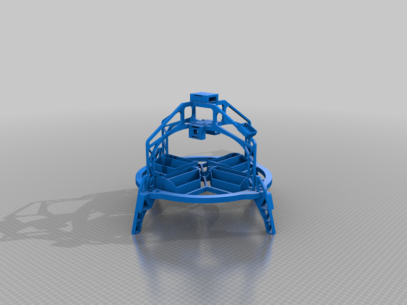 10" Singlecopter Drone Frame Remix