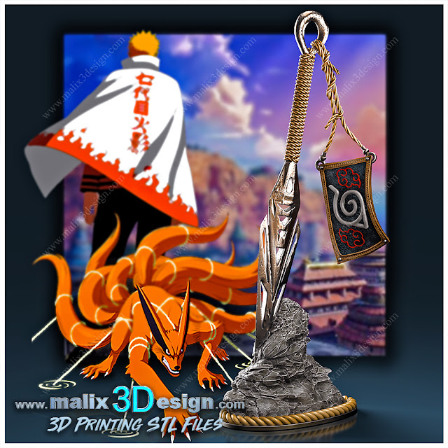 Kunai Naruto (Presupported)