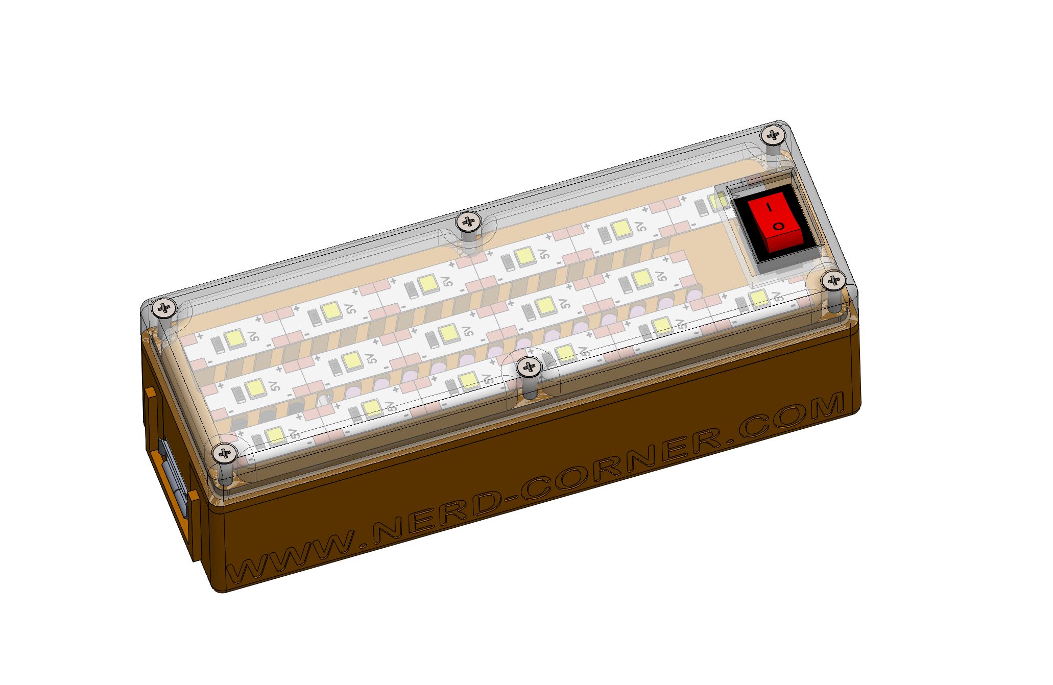 USB rechargeable LED lamp 36mm