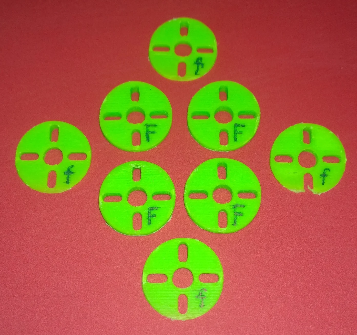 Angled motor mounts for Diatone FPV250 quad copter