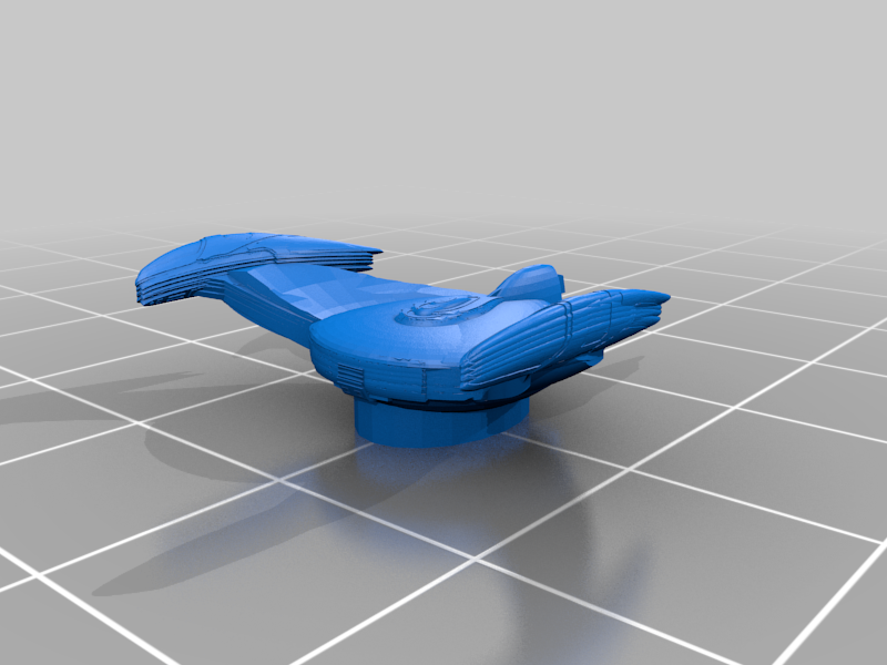 Star Trek Ascendancy Romulan Ship game piece
