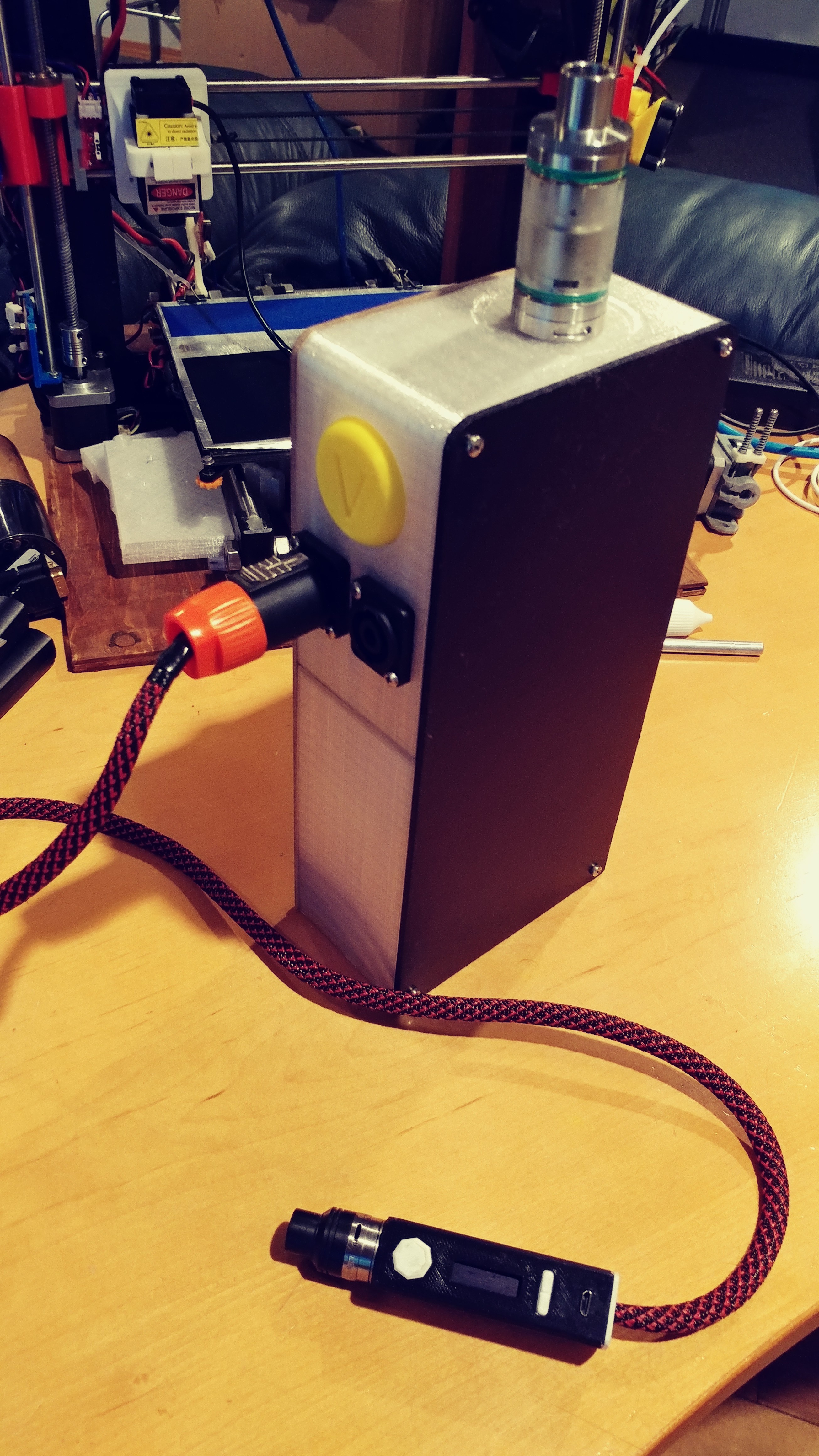Comically Large Box Mod Vape Station