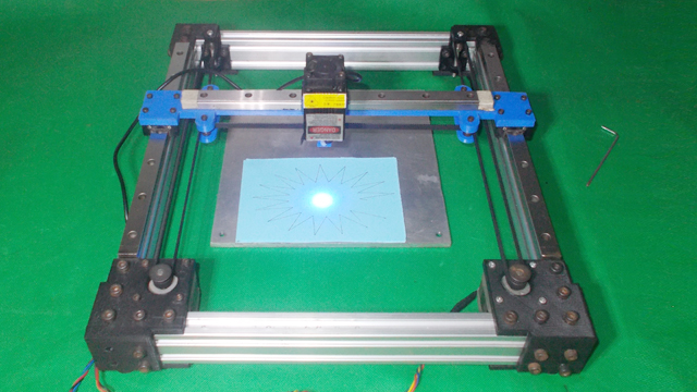 029-Core XY Homemade Laser Plotter CoreXY CNC Frame Cartesian Motion Platform DIY Actuators 3D Printer
