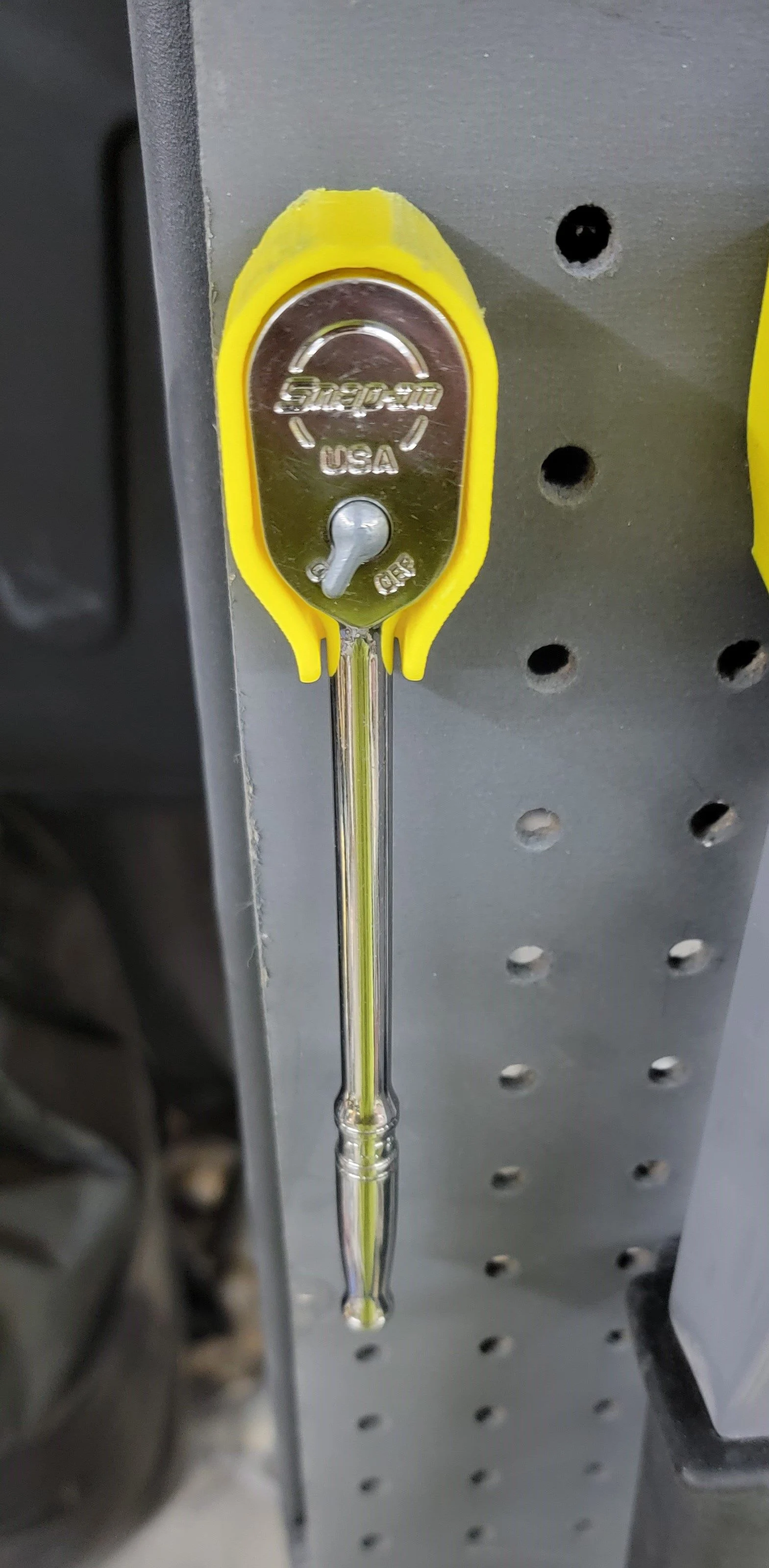 Pegboard Mount, fits Snap-on TL72 ratchet (not a snap-on affiliated or approved design)