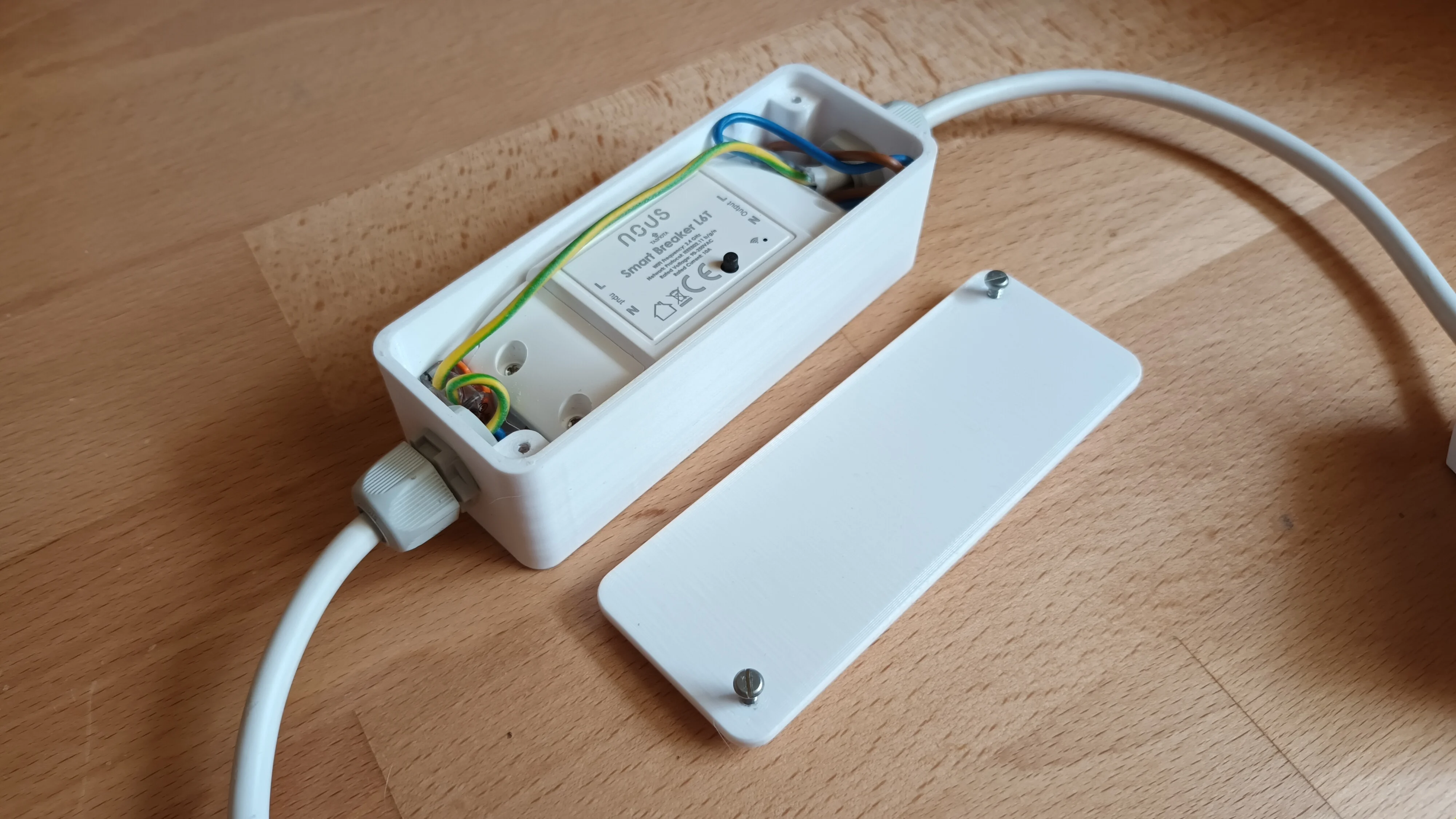 Gehäuse für Tasmota smart Schalter Nous L6T - esp8266