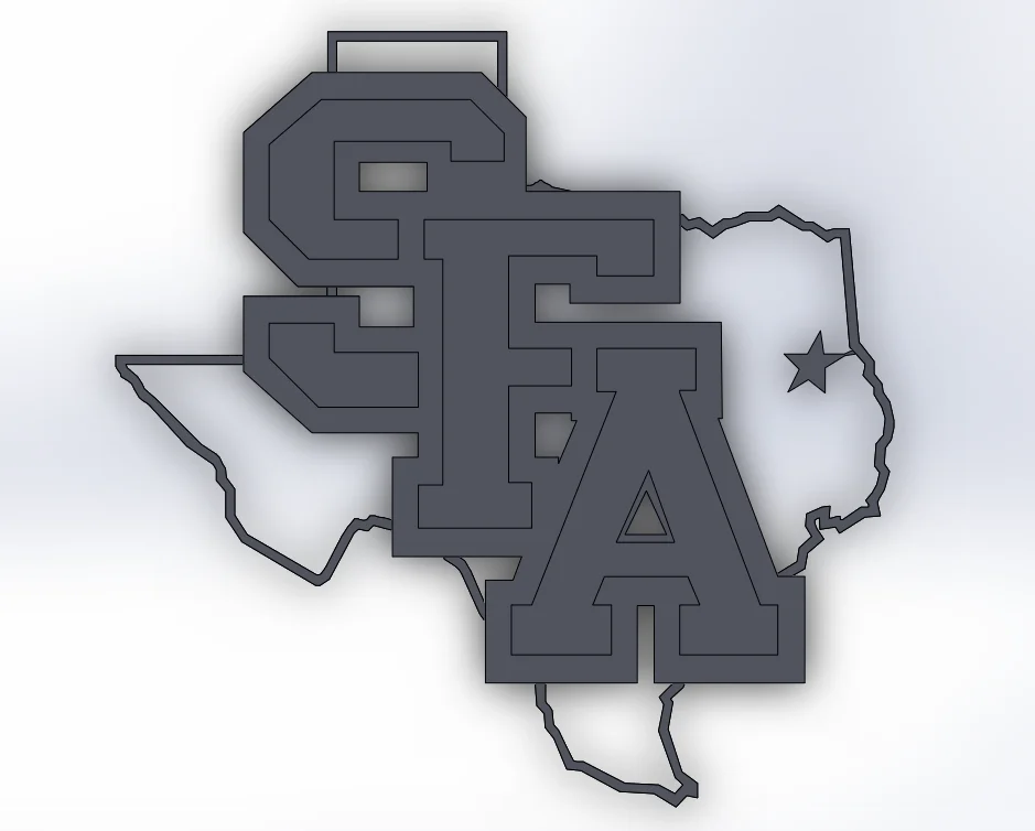 The official logo for the Stephen F. Austin Lumberjacks of the NCAA.