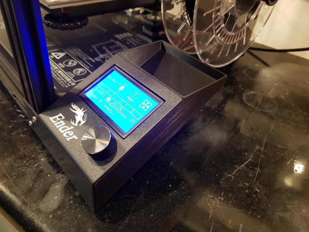 Creality Ender 5 control panel rear cover