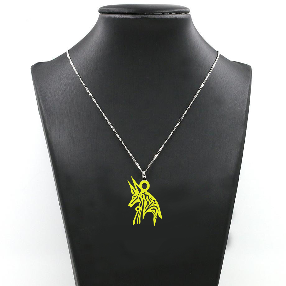 Anubis Amulet Abstract
