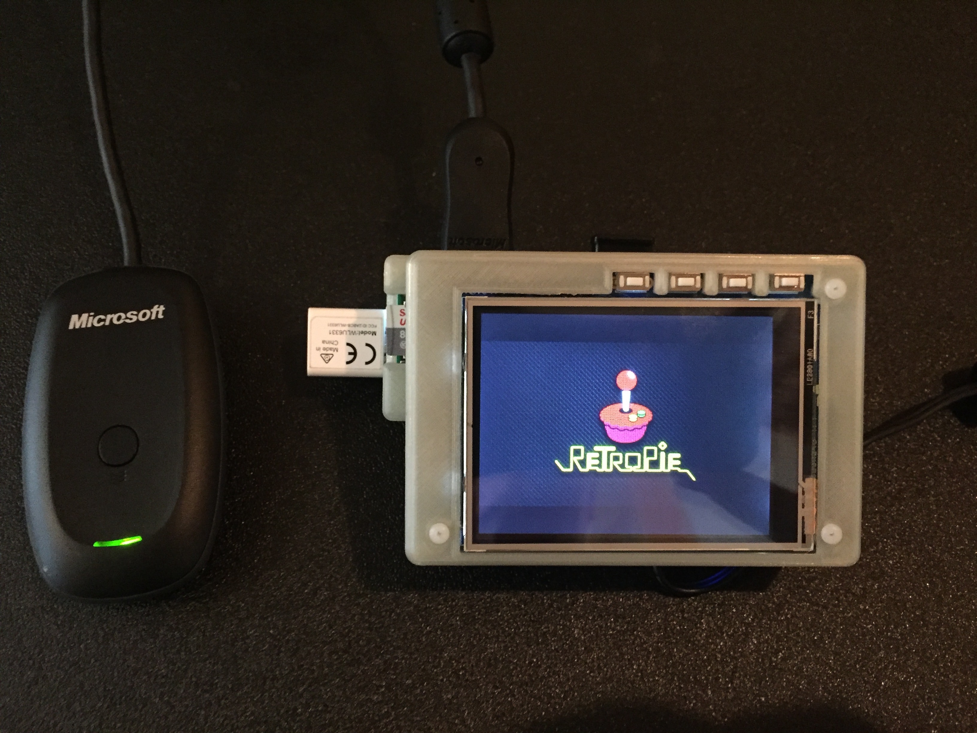 Pi Zero4U case + 2.8" TFT Touchscreen