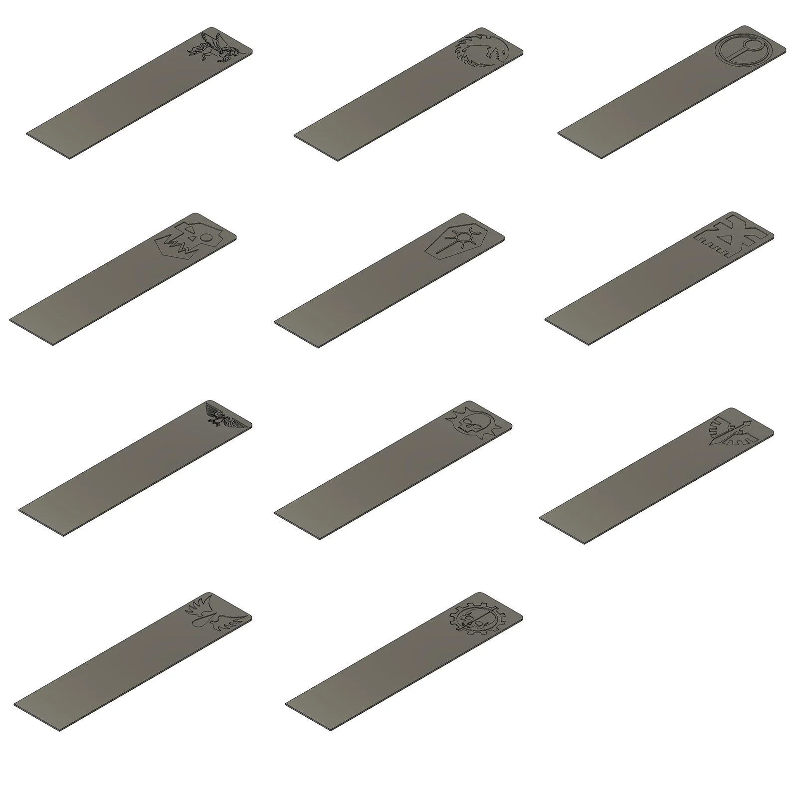 Warhammer 40k Themed Bookmarks (very basic)