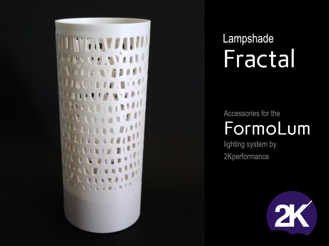 Lampshade FRACTAL for the FormoLum system