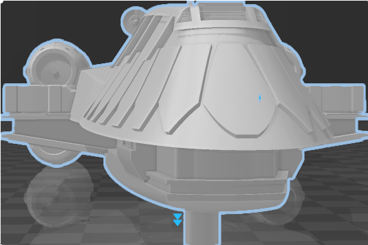 Star Wars X-Wing Miniatures: C-ROC Gozanti Class Light Cruiser (No Top Engine)