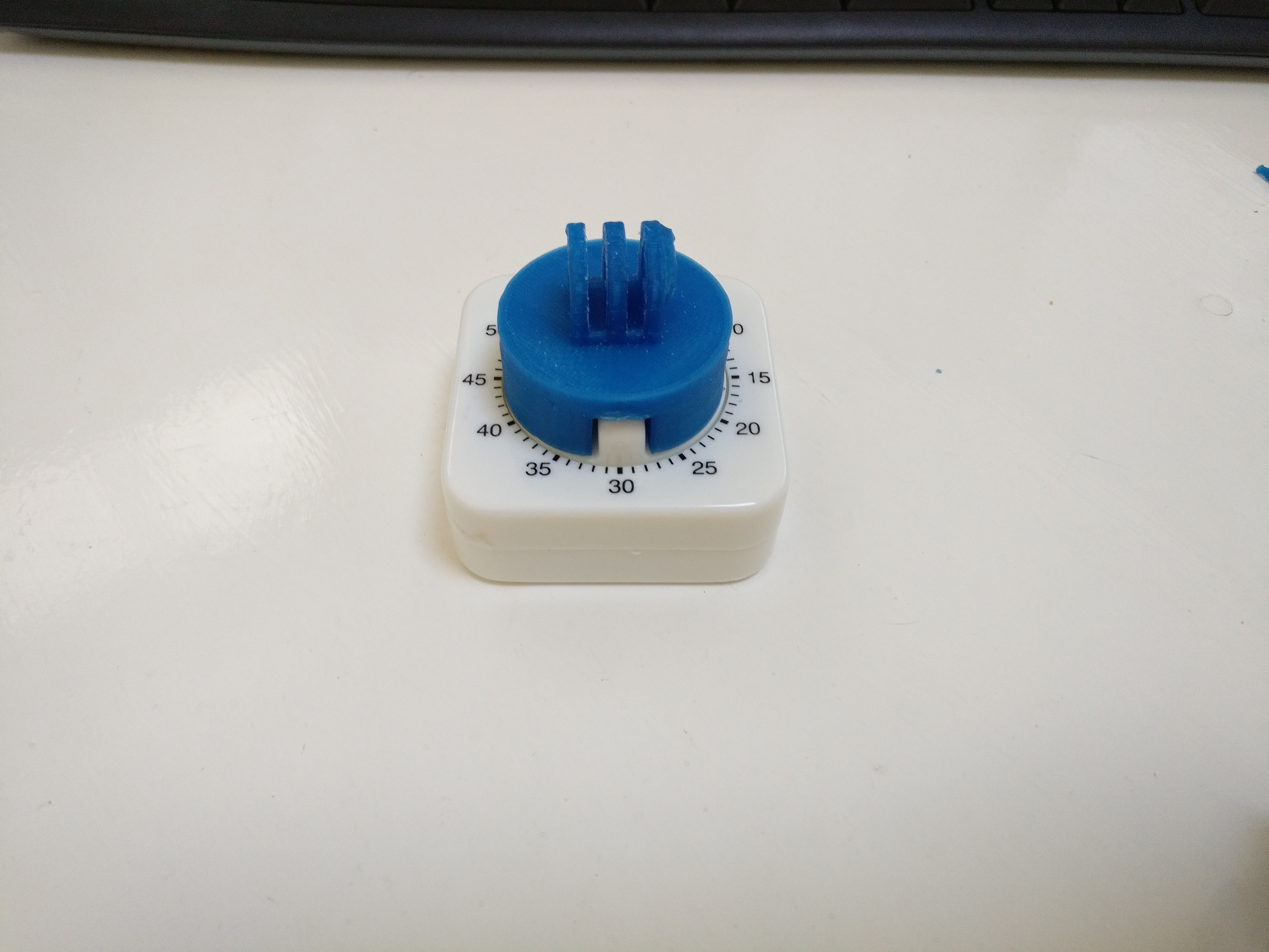 Egg Timer Hat with GoPro mount for rotating timelapse