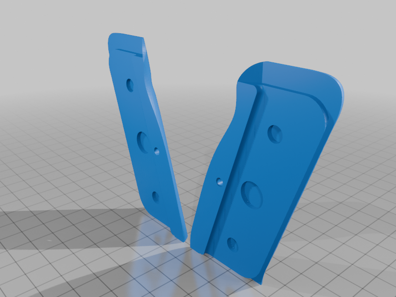 Shadow 2 Short Grips - Checkered