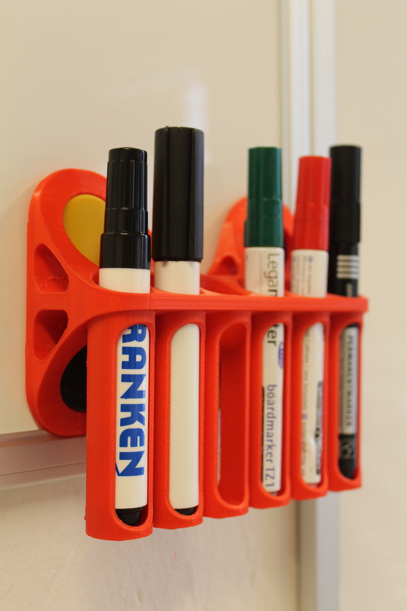 magnetic whiteboard marker holder