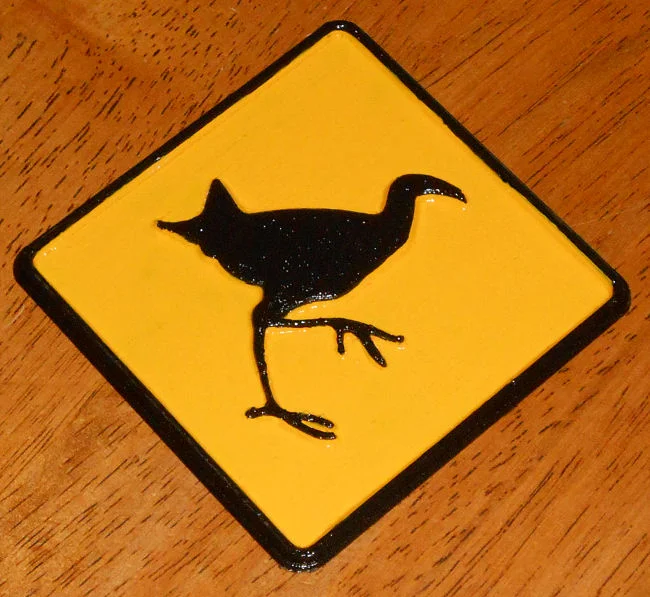 Pukeko Crossing Sign