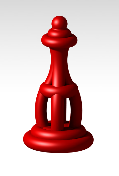 Balloon chess pieces