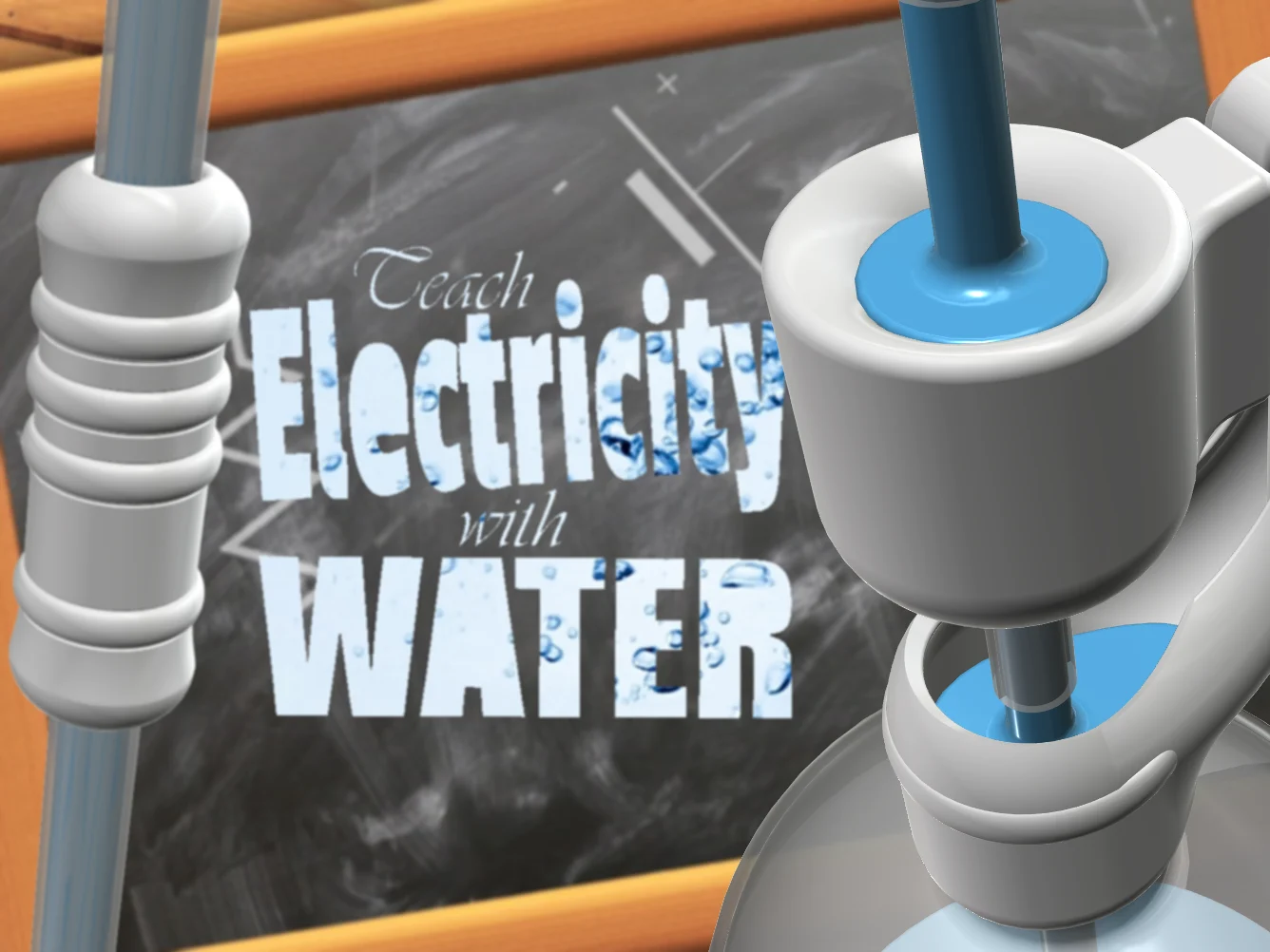 Teach electricity with hydraulic