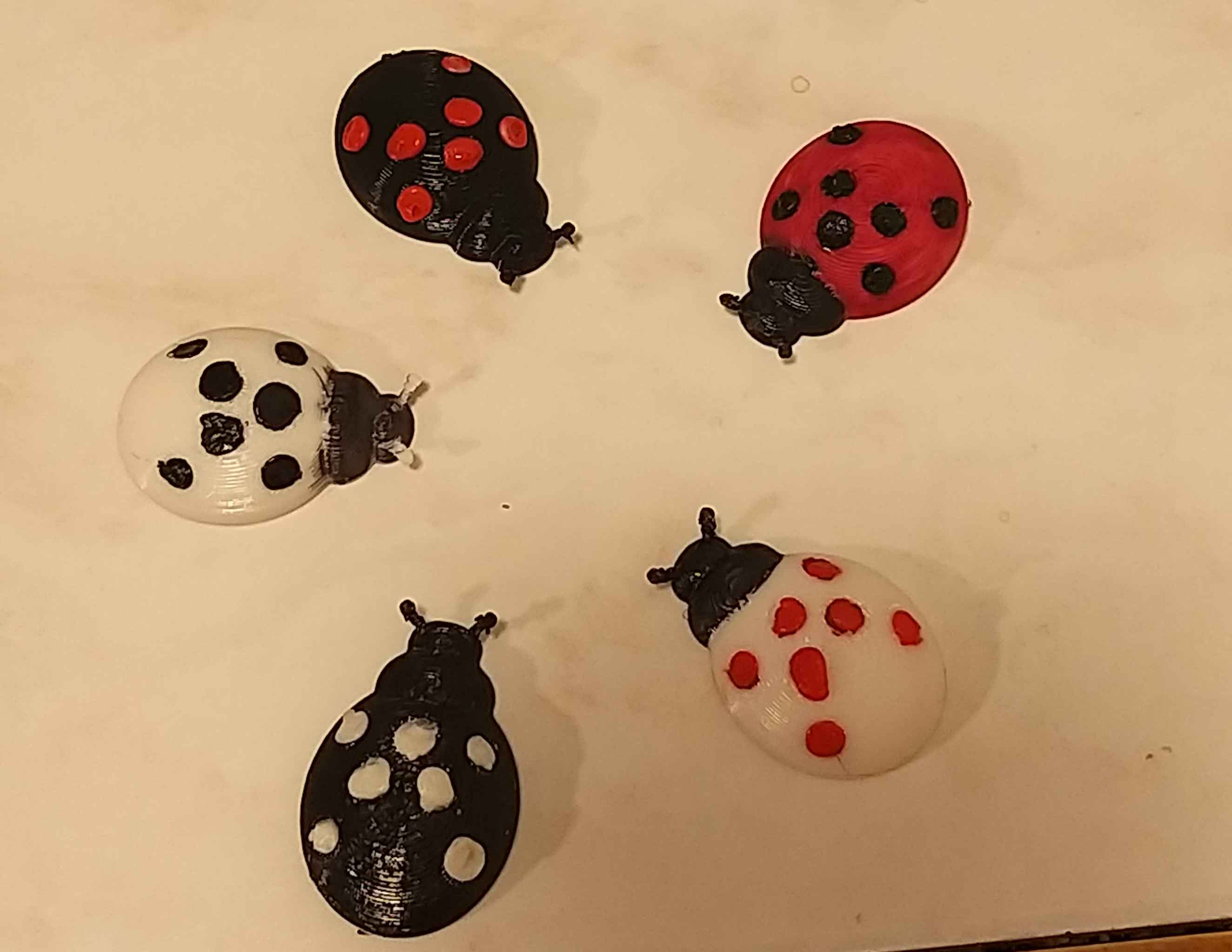 LADY BUG FRIDGE MAGNET
