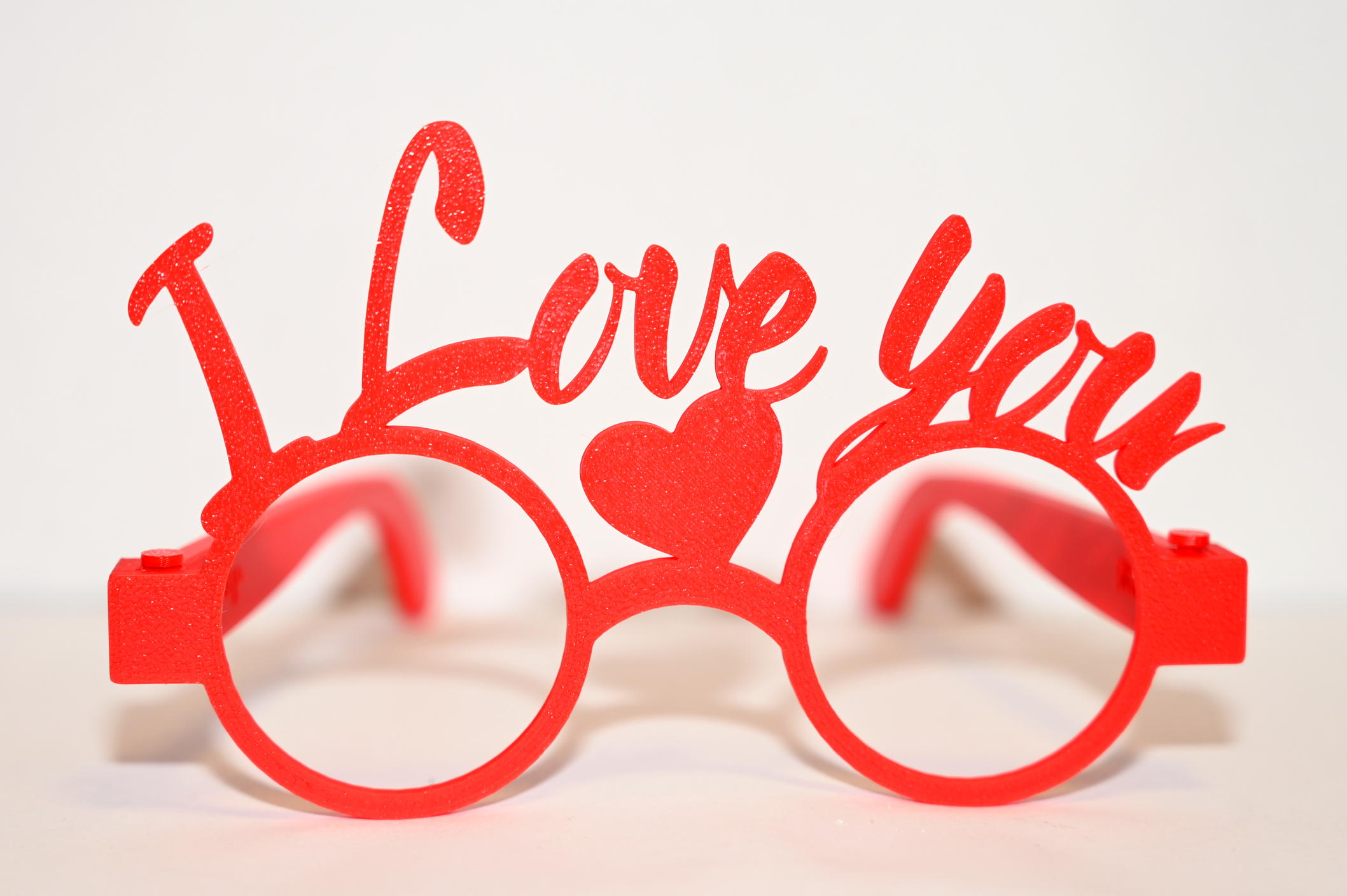 "I love You" glasses for Valentine day and all the lovers!