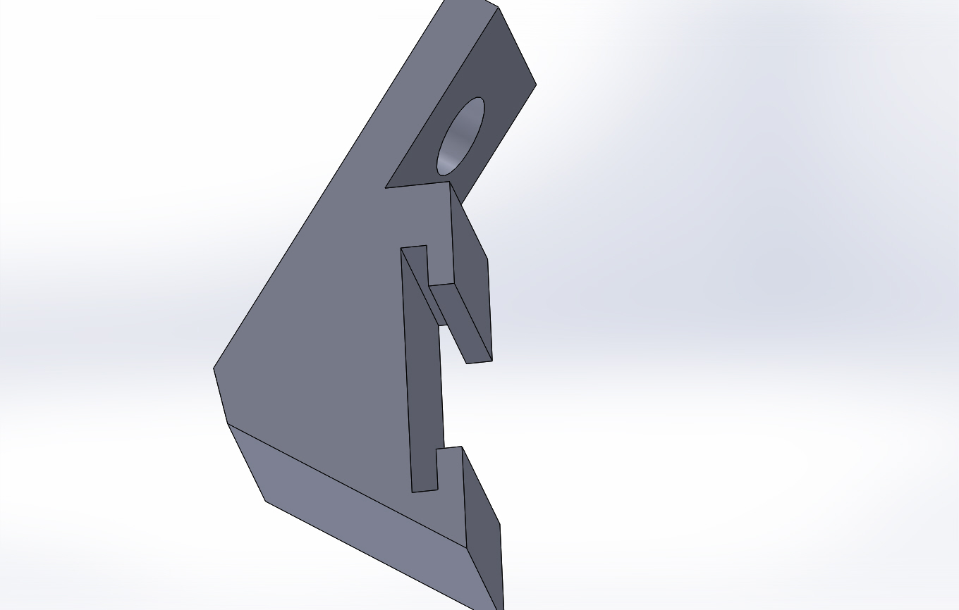 Mount for 12mm led strip.