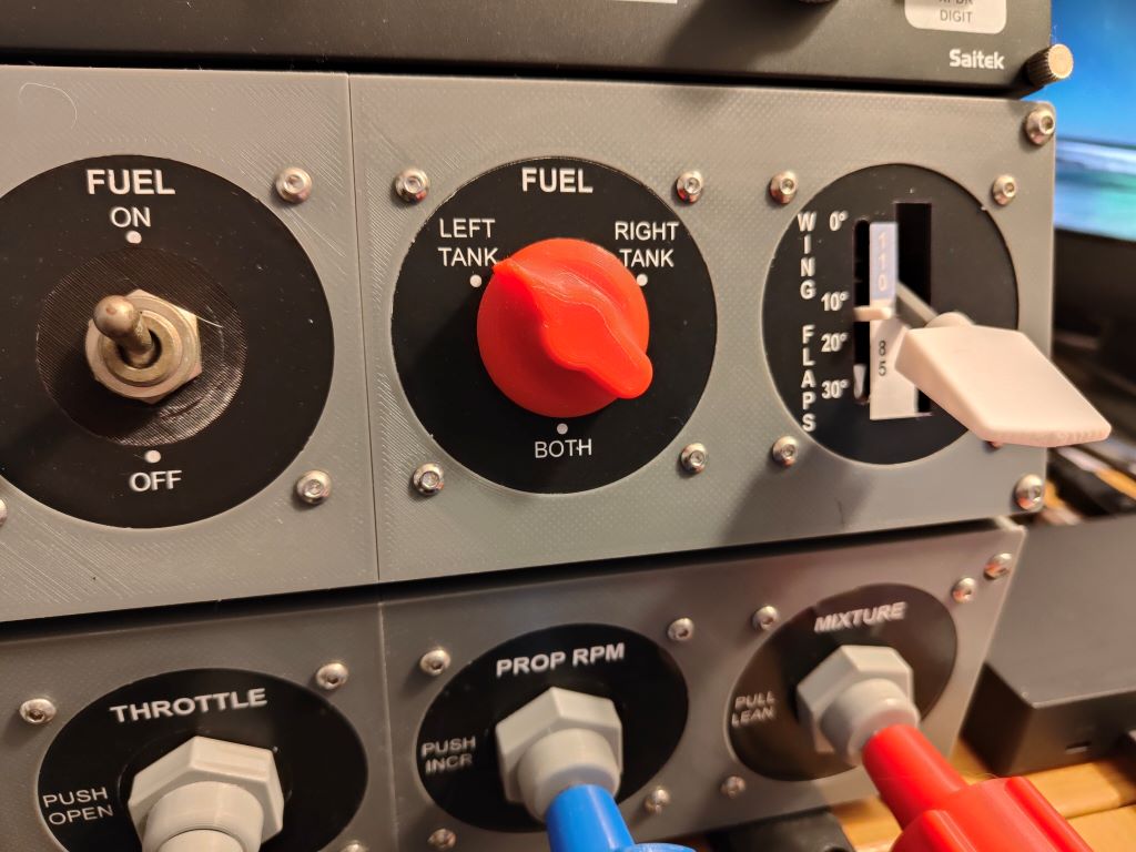 Cessna 172 Flaps control  for flightsim