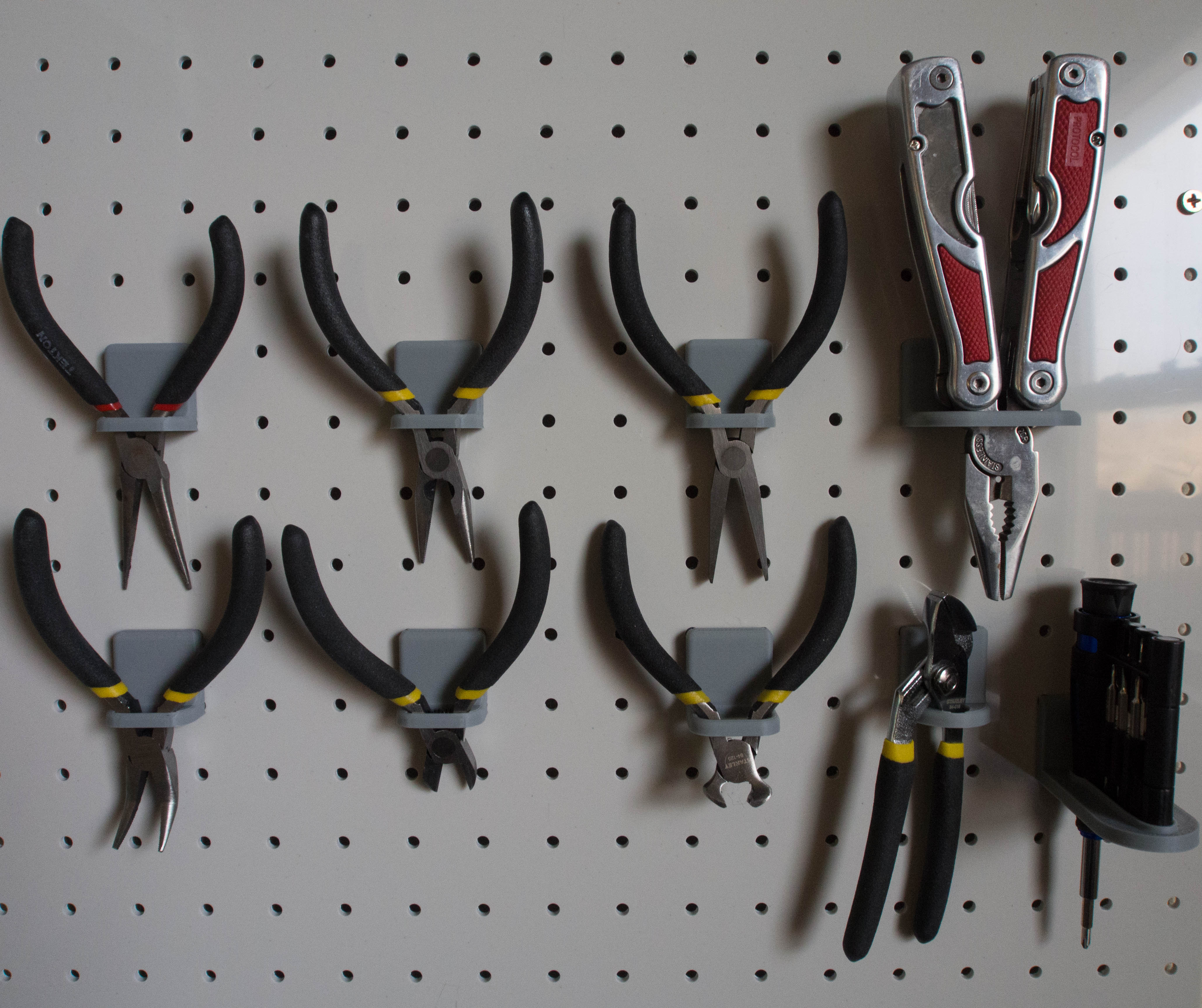 Peg board accessories