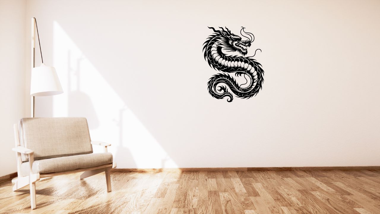 Chinese dragon wall or table decoration