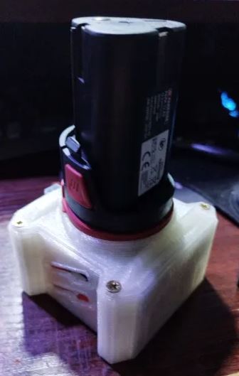 Parkside X12V 2Ah to 6Ah Battery Extension with Molex Balancer