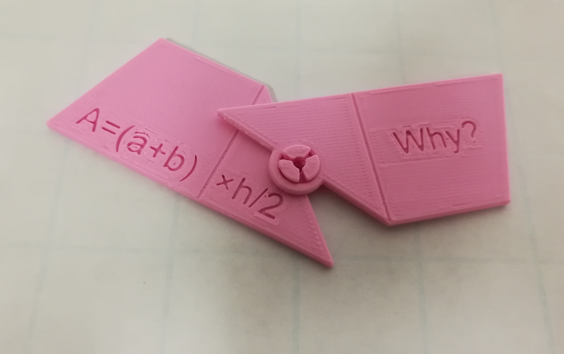 Trapezoid/Trapezium Area Formula, A= (a+b) × h /2, why?