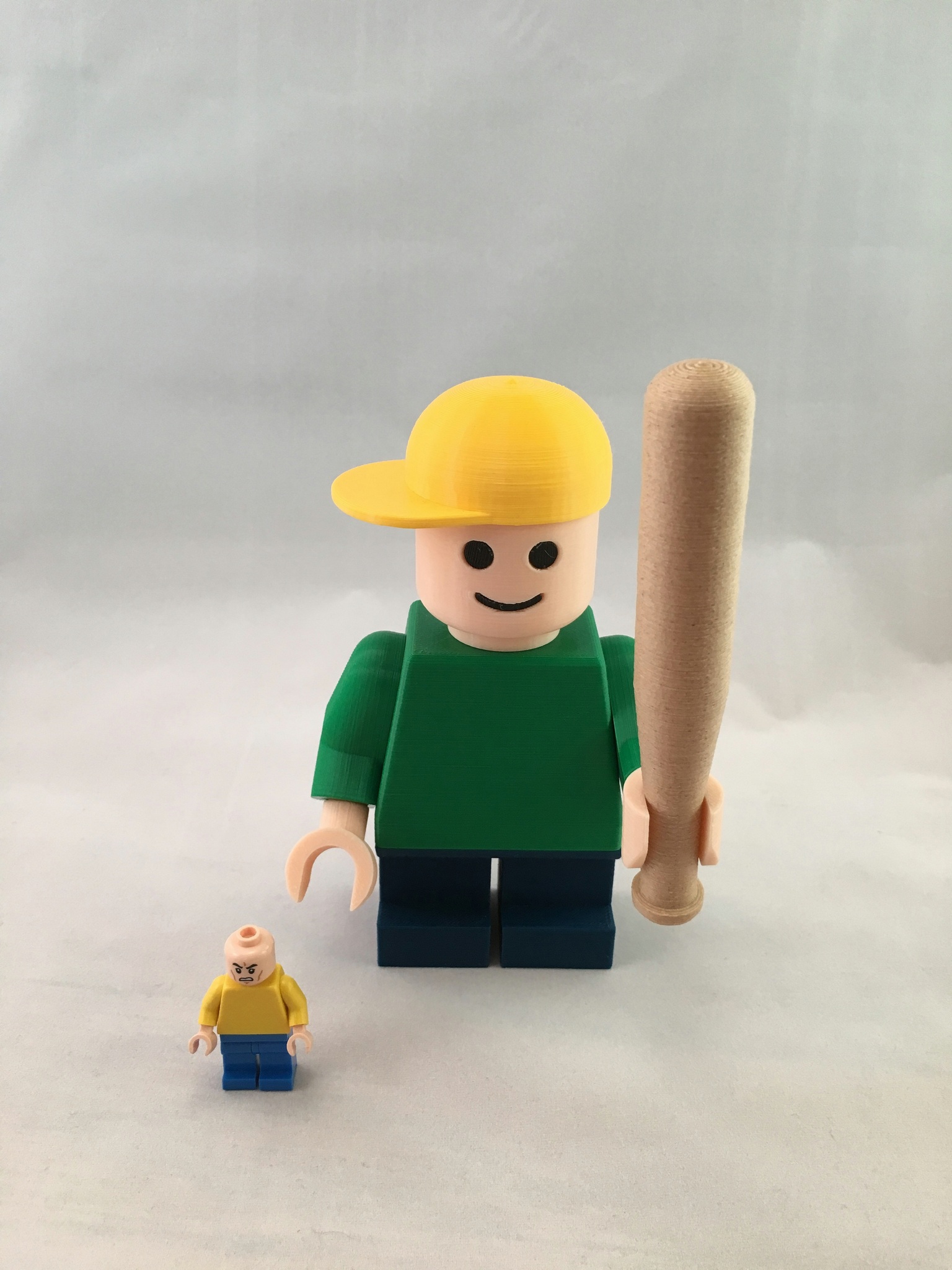 Giant LEGO baseball hat & legs