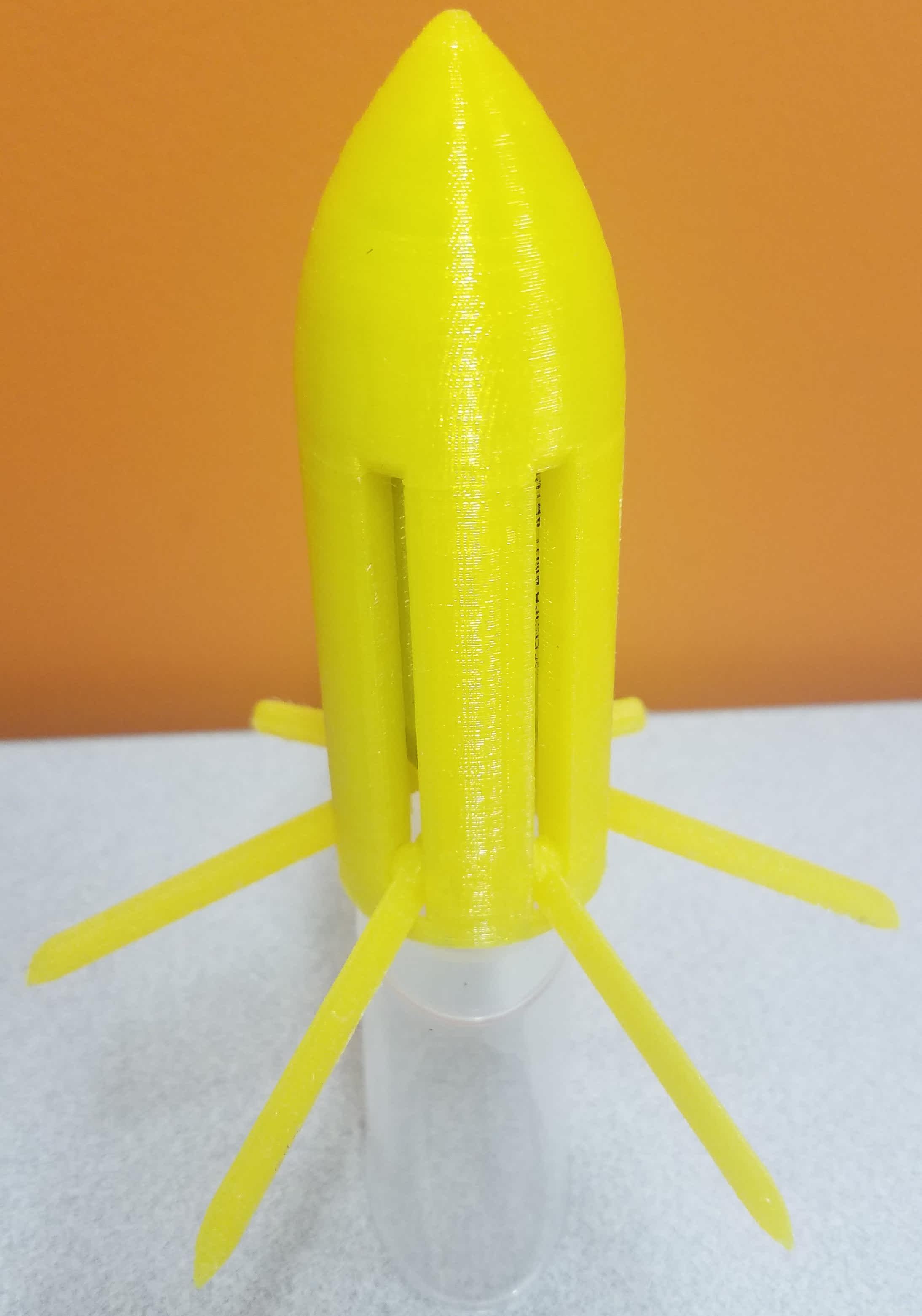 CO2 Rocket Fully Assembled